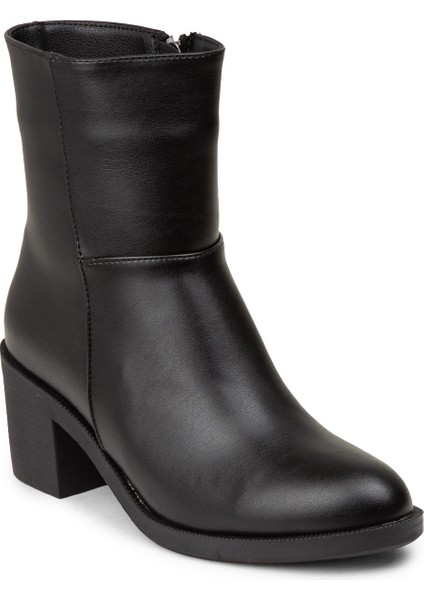 Kadın Fermuarlı Siyah Bot - K0761ZSYHC01 indirimleri