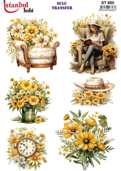 Sulu Transfer Kağıdı 25X35CM ST-880