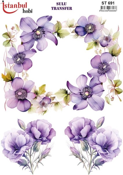 Sulu Transfer Kağıdı 25X35CM ST-691