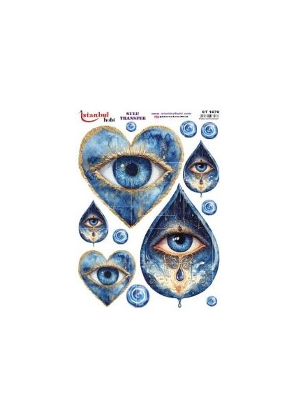 Sulu Transfer Kağıdı 25X35CM ST-1876