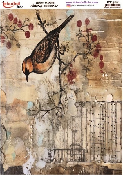 Pirinç Dekopaj Kağıdı 30X42CM PT-321