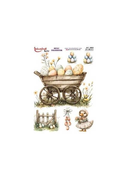 Sulu Transfer Kağıdı 25X35CM ST-1852