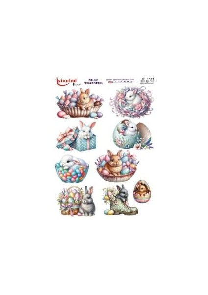 Sulu Transfer Kağıdı 25X35CM ST-1491