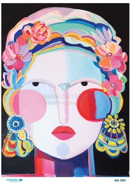 Diamond Pirinç Dekopaj Kağıdı - 3107