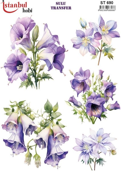 Sulu Transfer Kağıdı 25X35CM ST-690