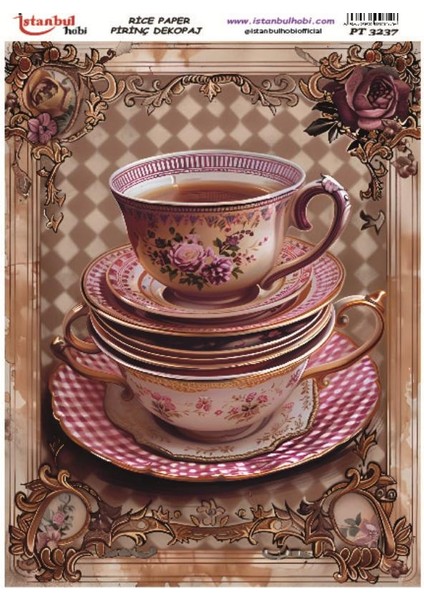 Pirinç Dekopaj Kağıdı 30X42CM PT-3237