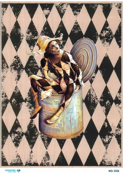 Diamond Pirinç Dekopaj Kağıdı - 2122