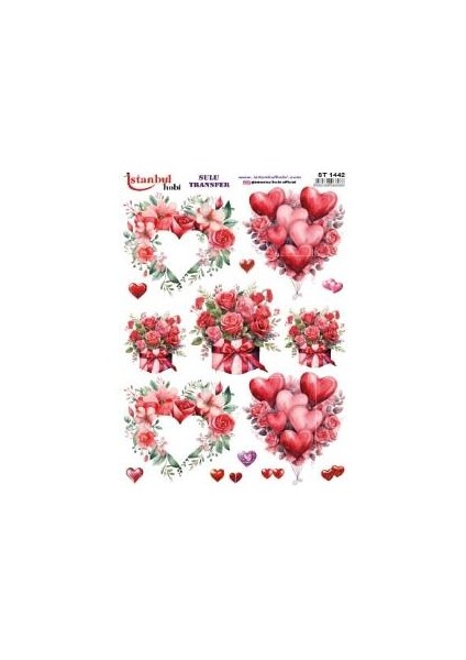 Sulu Transfer Kağıdı 25X35CM ST-1442