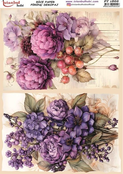 Pirinç Dekopaj Kağıdı 30X42CM PT-1866