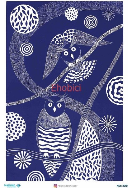 Diamond Pirinç Dekopaj Kağıdı - 2701