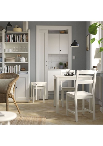 Mutfak Masası Takımı, Beyaz, 2 Sandalyeli fiyatları