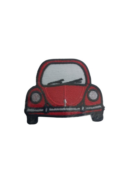 Aplike Ütü Ile Yapışan Vosvos Kırmızı Arma 3 cm