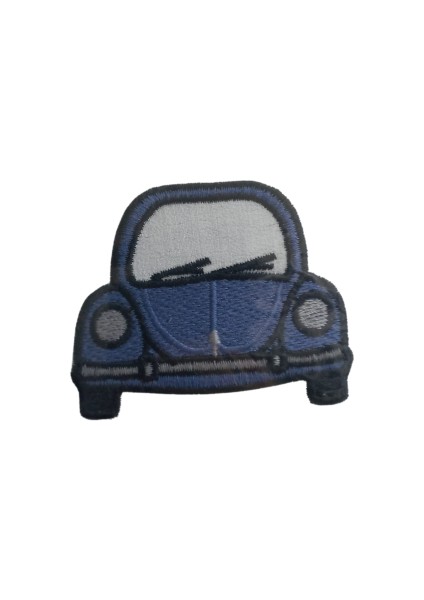 Aplike Ütü Ile Yapışan Vosvos Lacivert Arma 3 cm