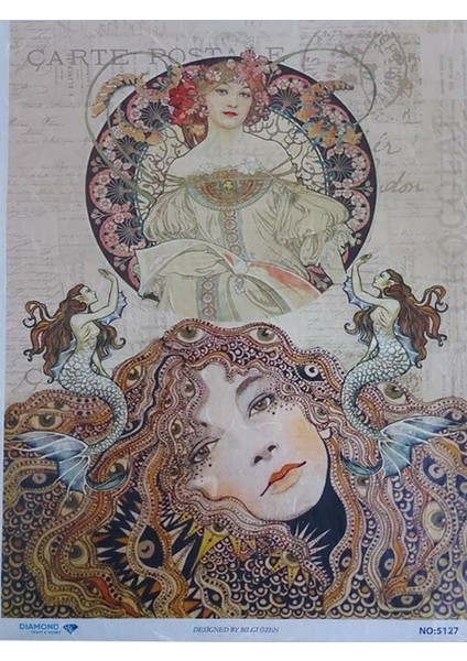 Diamond Pirinç Dekopaj Kağıdı - 5127