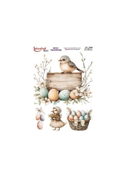 Sulu Transfer Kağıdı 25X35CM ST-1849