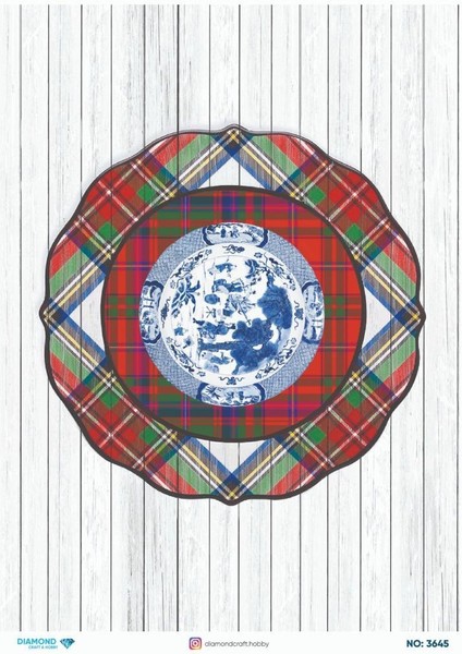 Diamond Pirinç Dekopaj Kağıdı - 3645