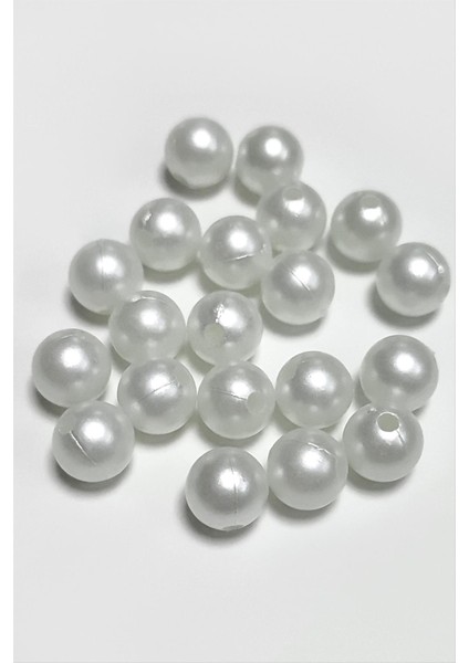 10 mm Delikli Inci Boncuk 500 Gram