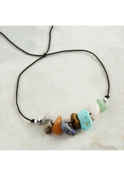 Doğaltaş Taş Çakra Bileklik