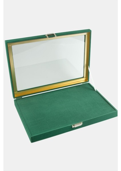 Cam Kapaklı Anfora Kumaş Batırmalı Yüzük Standı 24*34 cm fiyatları