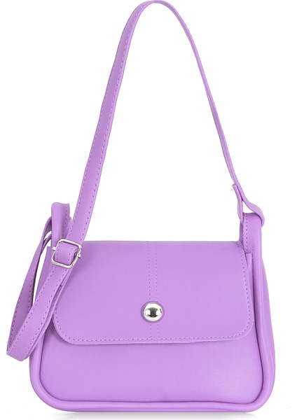 Orijinal Kadın Şık & Mini Çapraz Ayarlanabilir Askılı Lüks Yumuşak Deri Kapaklı Küçük Omuz Çantası