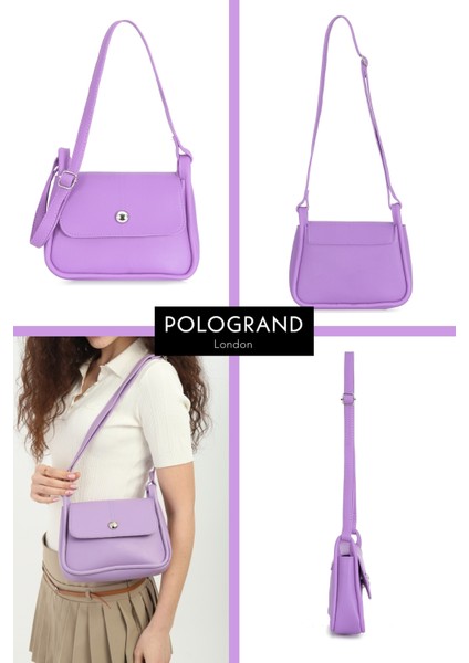 Orijinal Kadın Şık & Mini Çapraz Ayarlanabilir Askılı Lüks Yumuşak Deri Kapaklı Küçük Omuz Çantası fırsatları