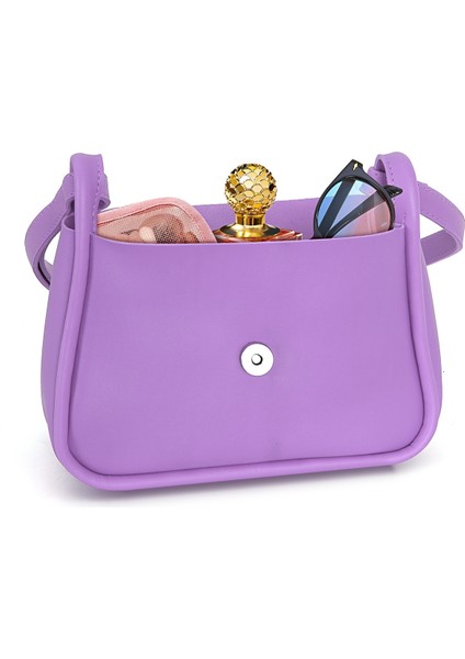 Orijinal Kadın Şık & Mini Çapraz Ayarlanabilir Askılı Lüks Yumuşak Deri Kapaklı Küçük Omuz Çantası indirimleri