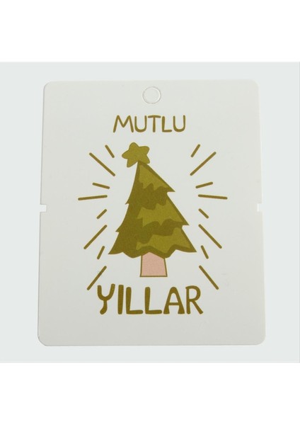 Mutlu Yıllar Bileklik Kartı 200 Adet