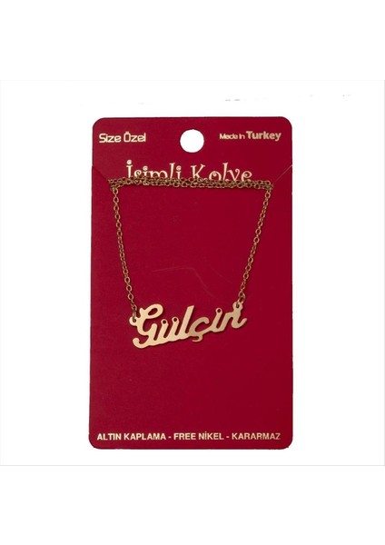 Gülçin Isimli Kolye (Kişiye Özel)
