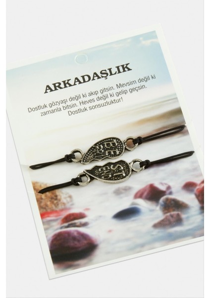 Best Friends Arkadaş Deri Bileklik