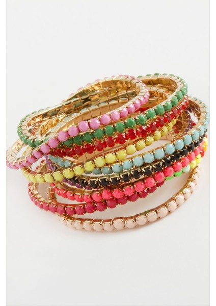 Renkli Kristal Taşlı Bileklik fiyatları