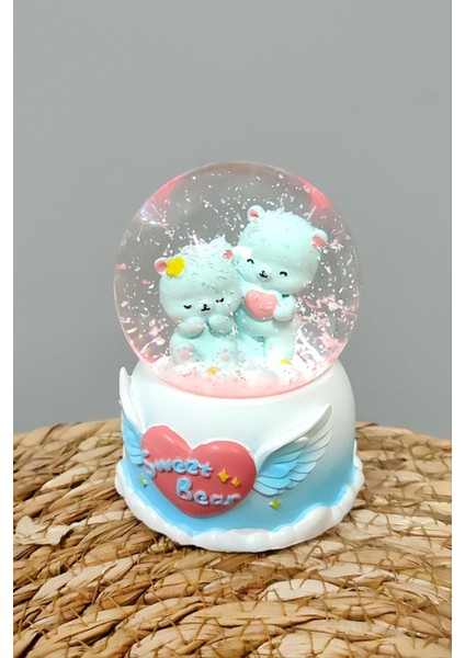 Ayıcık Işıklı Kar Küresi Küçük