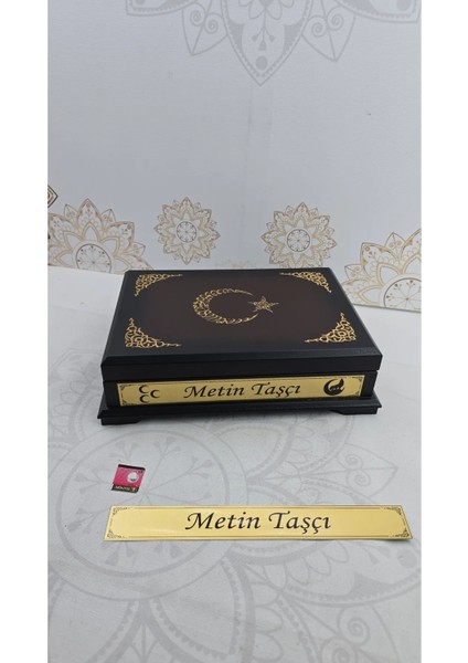Kişiye Özel Ahşap Sandıklı Hançer Köstekli Saat ve Isimli Besmele Kabartmalı Kalem fiyatları