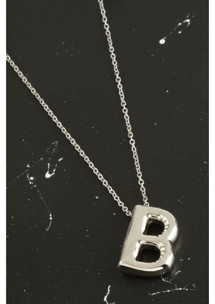 B Harfli Balon Kolye