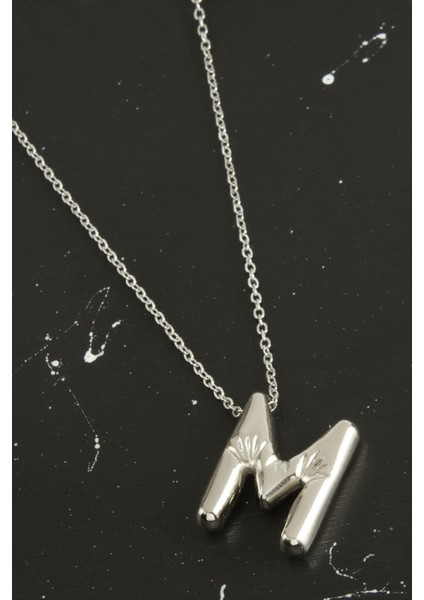 M Harfli Balon Kolye