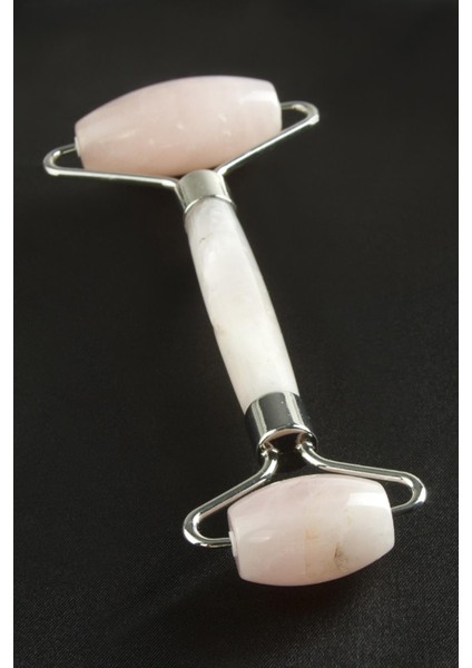 Pembe Kuvars Doğaltaş Yüz Masaj Aleti