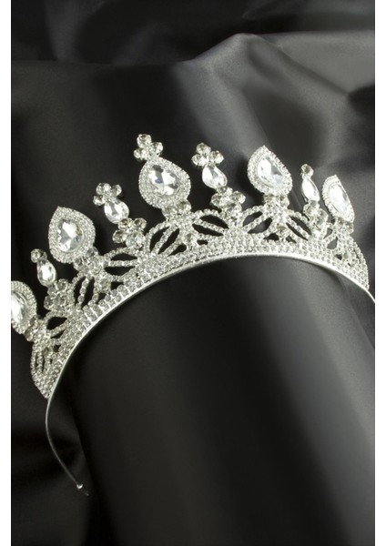 Lüks Taşlı Gelin Tacı