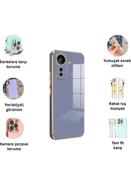Xiaomi Redmi 13C Kılıf Kenar Detaylı Yumuşak Parlak Silikon fiyatları