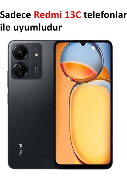 Xiaomi Redmi 13C Kılıf Kenar Detaylı Yumuşak Parlak Silikon modelleri