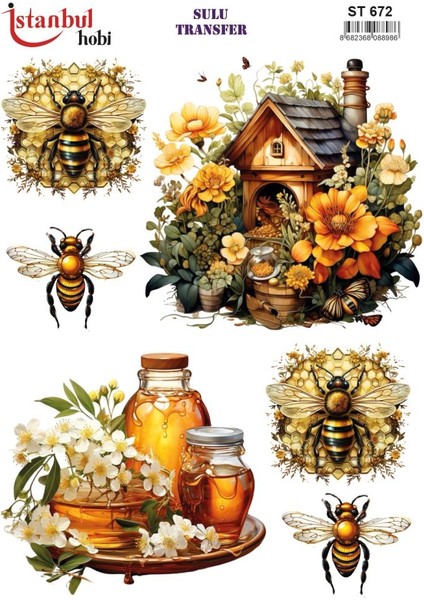 Sulu Transfer Kağıdı 25X35CM ST-672