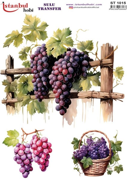 Sulu Transfer Kağıdı 25X35CM ST-1015