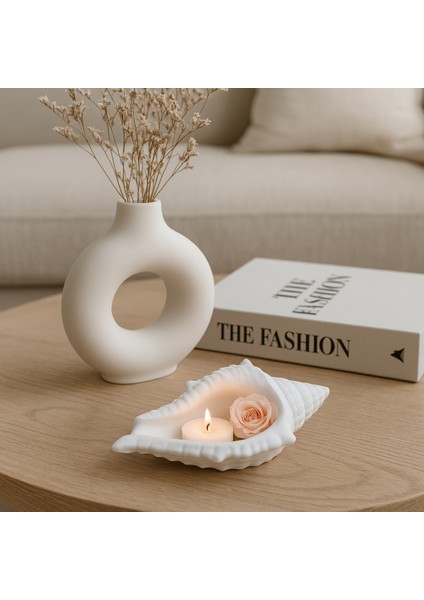 Büyük Istiridye Deniz Kabuğu Kase 17X11CM modelleri