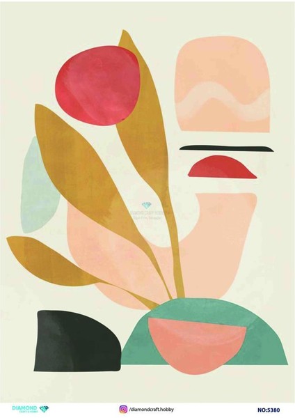 Diamond Pirinç Dekopaj Kağıdı - 5380