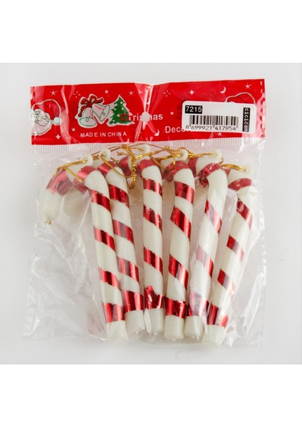 6 Adet Yılbaşı Baston