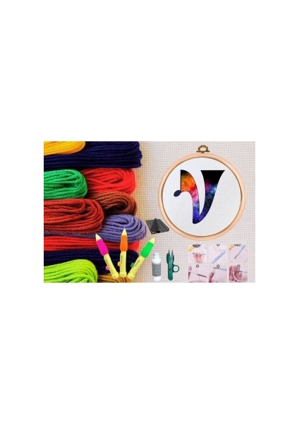 Punch Seti Nakış Seti Kasnaklı Kendin Yap Seti Seri 95