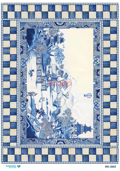 Diamond Pirinç Dekopaj Kağıdı - 2243