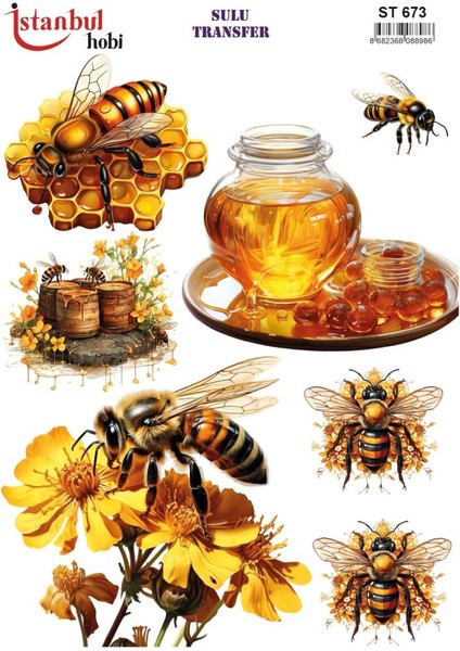 Sulu Transfer Kağıdı 25X35CM ST-673