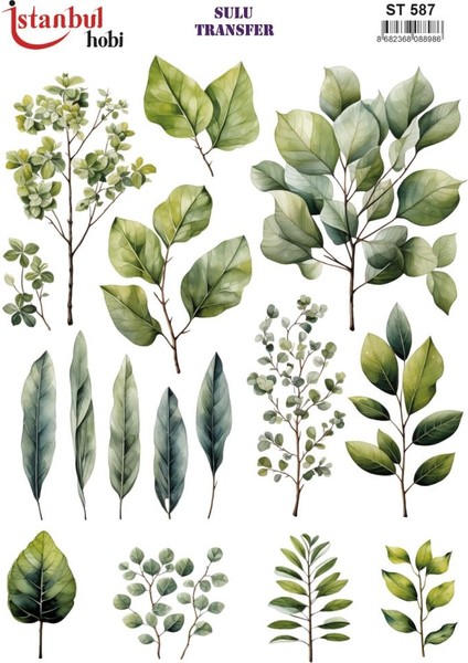 Sulu Transfer Kağıdı 25X35CM ST-587