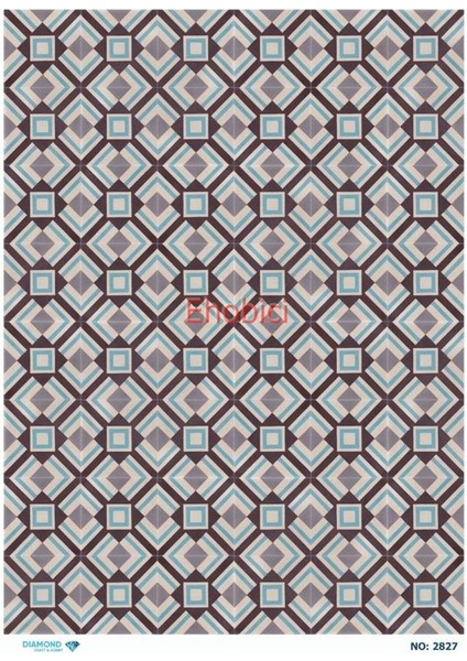 Diamond Pirinç Dekopaj Kağıdı - 2827