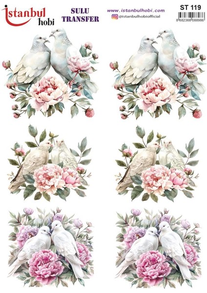 Sulu Transfer Kağıdı 25X35CM ST-119