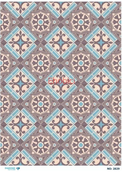 Diamond Pirinç Dekopaj Kağıdı - 2829